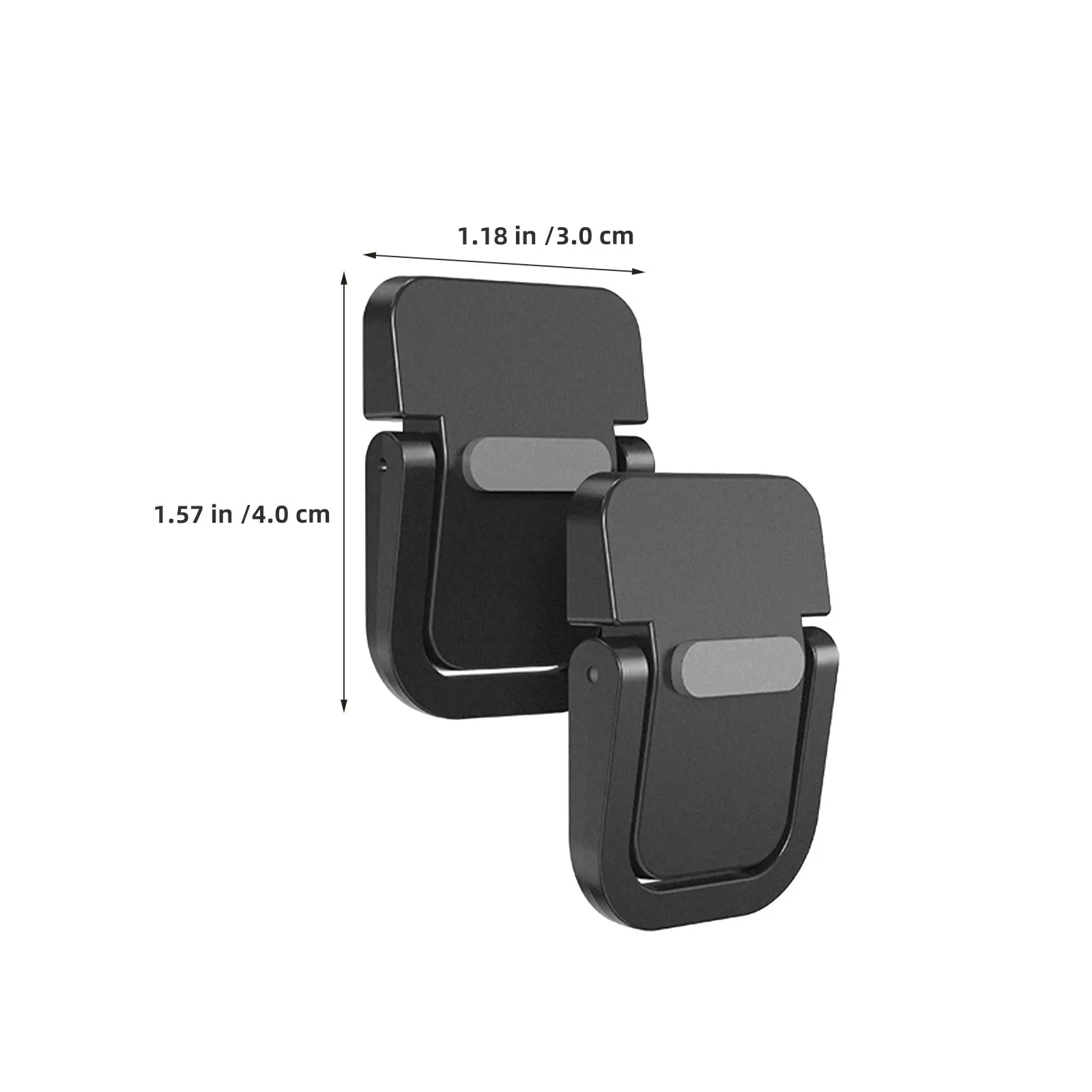 8Pcs Laptop Feet Riser Zinc Alloy Invisible Self-Adhesive Mini Laptop Stand Portable Keyboard Tilt Riser Foldable Cooling