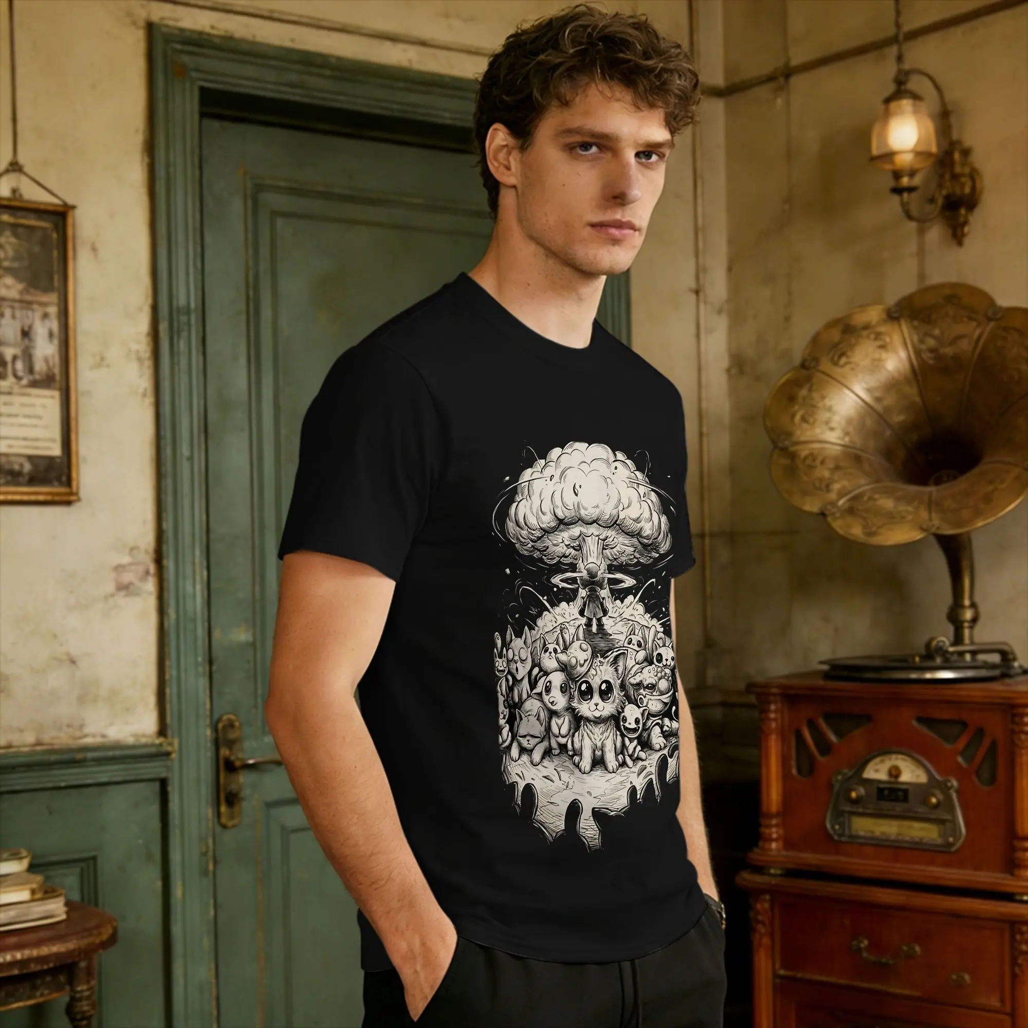 Mewgenics Catapocalypse T-Shirt Roguelike Hit Mutant Feline T Shirts Short Sleeves Tops Summer 100% Cotton Oversize Top Tees