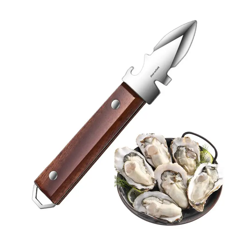 Oyster Knife Sharp-edged Shucker Shell Seafood Opener Tool Kitchen Gadget Tools