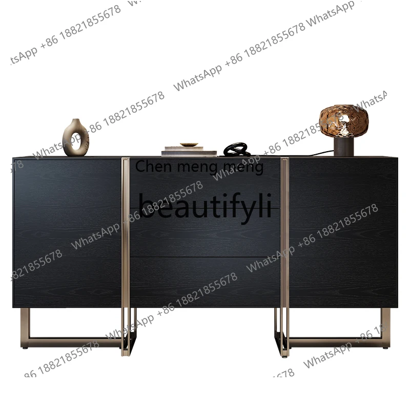 

xian'd entrance cabinet entry door living room partition Italian furniture decorative cabinet simple dining side cabinet H