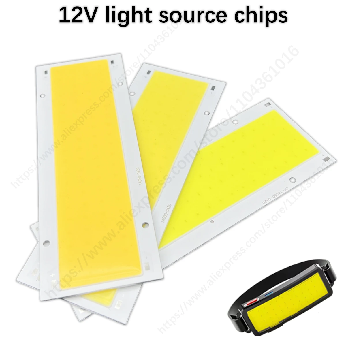 

Square 30W COB LED 12V High Brightness LED Chip Matrix Module Suitable For DIY Car Work And Home COB Chips