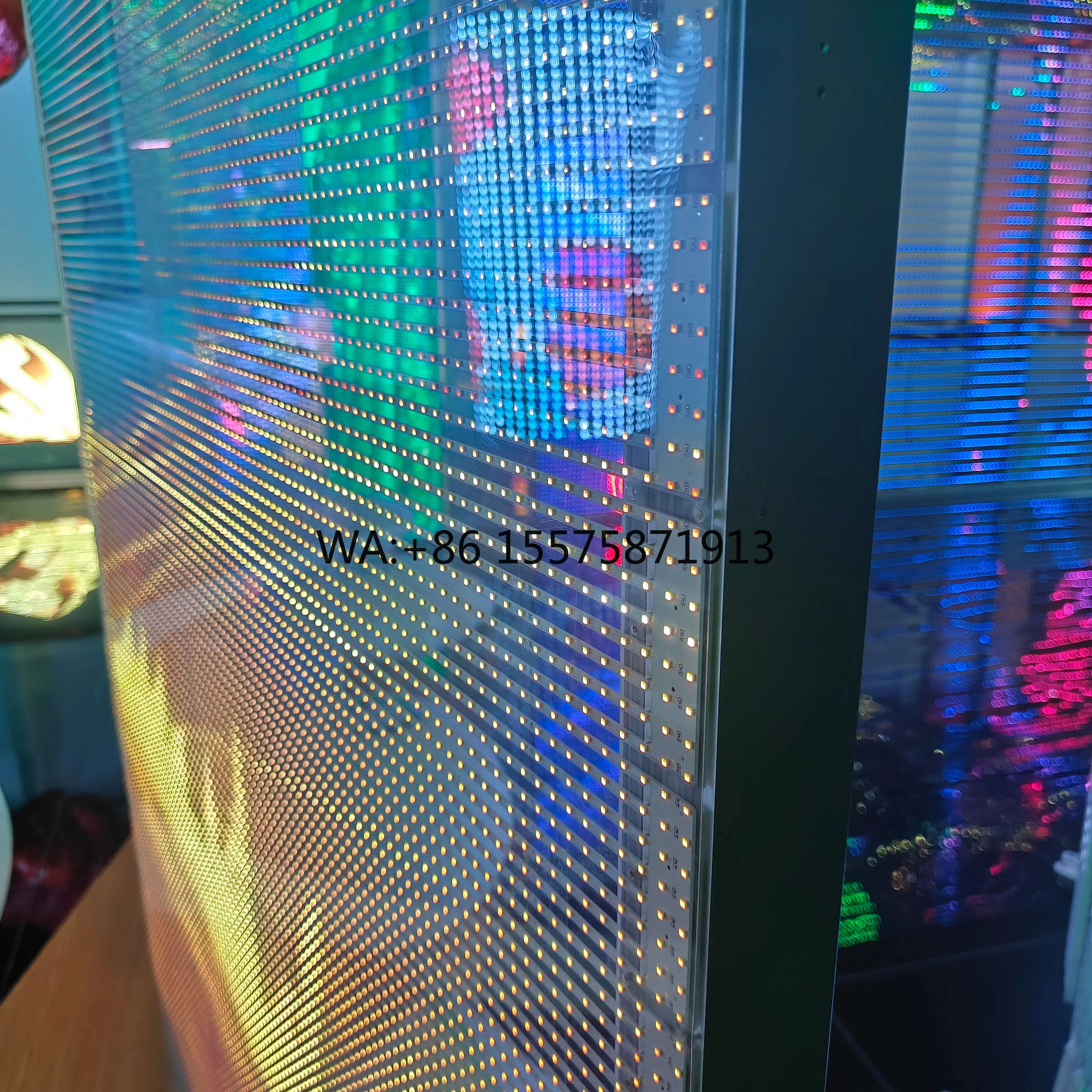 Customizable Hot Sale Customized New Technology 1920HZ Full Color HD Advertising Clear Led Film Screen