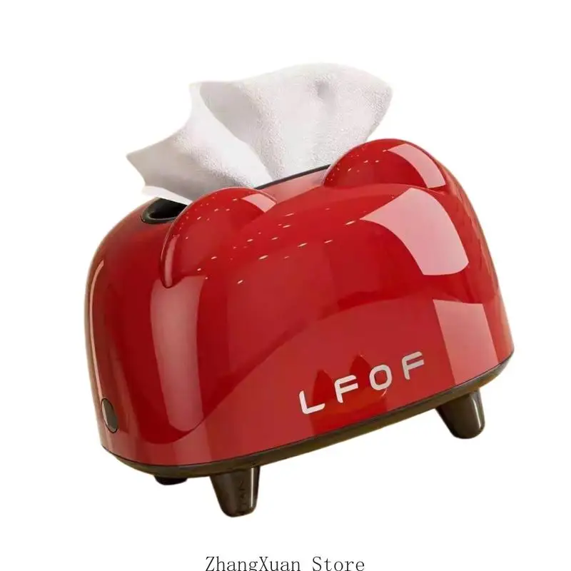 Kunststoff Tissue Dispenser Box Papier Handtuch Lagerung Container Desktop Dekoration 3XUF – Detail 8
