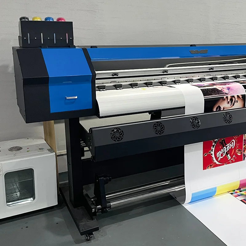 EJET 1.8m Digital Inkjet Printer Tarpaulin Printer Sticker Printing Machine Xp600 Eco Solvent Printer