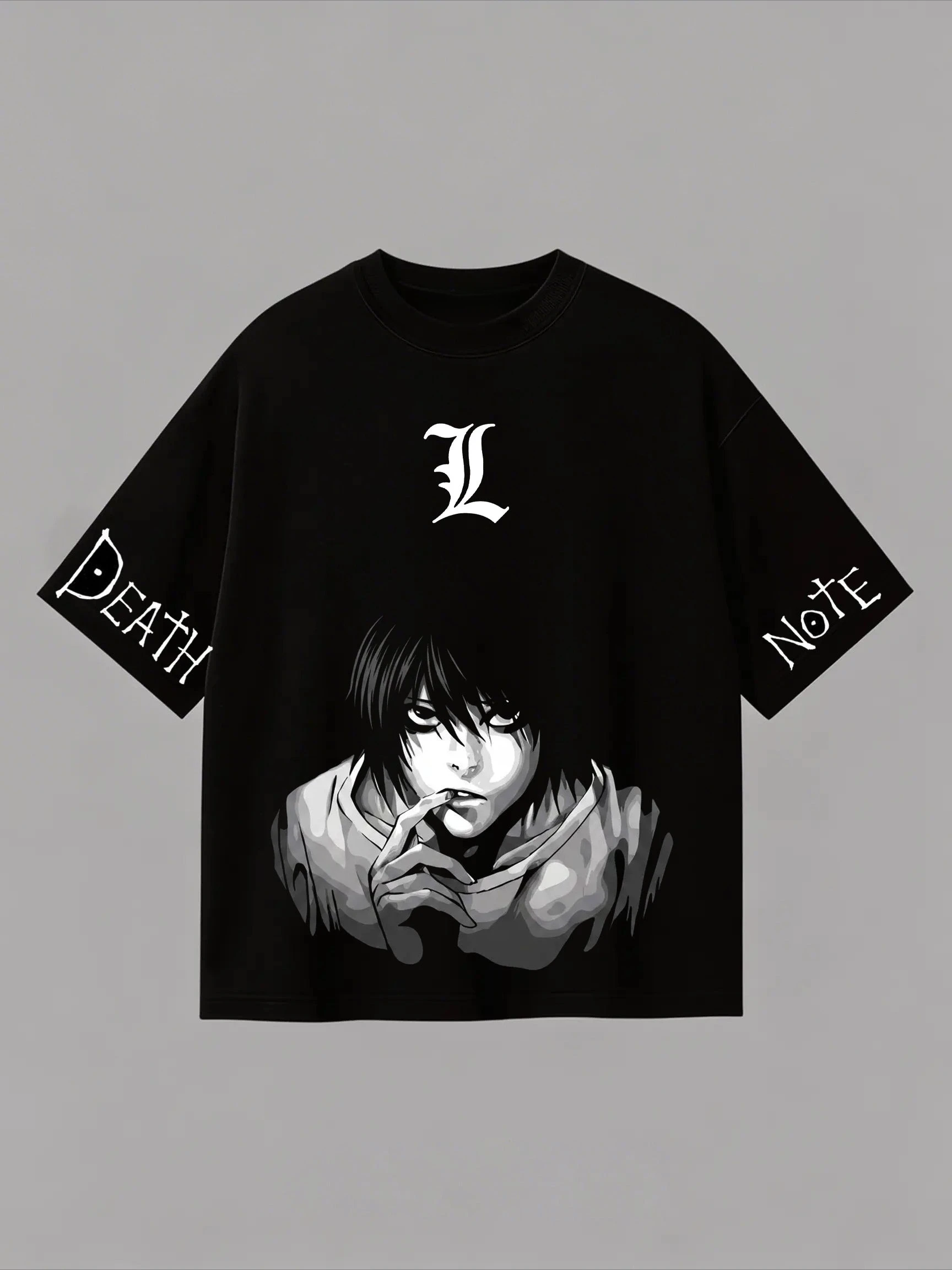 Death Note T-shirt Vintage Loose Oversized Unisex Print T-shirts for Men Women Fashion Hip Hop high quality Comfortable soft tee