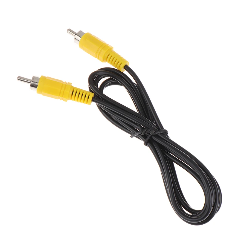 

Audio Video Extension Coaxial Cable M/M Single RCA Male Plug Audio Video Cable Adapter Cord 1.5m RCA Male to RCA Male