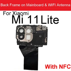 For Xiaomi 11 Lite Mi 11 Lite 4G 5G NFC Wifi Antenna Signal Motherboard Cover Module with NFC Replacement Parts