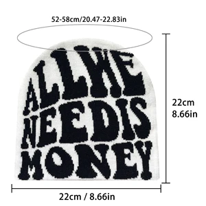 Herbst- und Winterbriefhut, Jacquard -Muster -Strickhut, männliche und weibliche Acrylwolle, Hut im Freien, heißer Hut 8 Hauptverkäufe Frauenhemd kaltes Mesh - №3