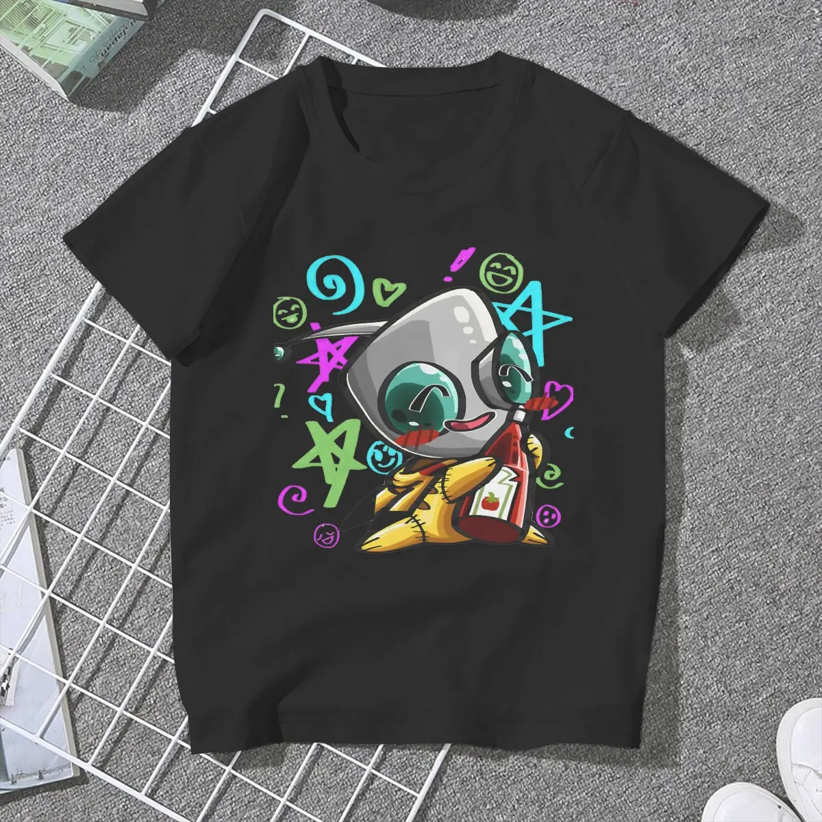 TV Play Invader Zim Gir In A Onesie Tshirt Homme Women's Clothes Unisex Blusas T Shirt For Women