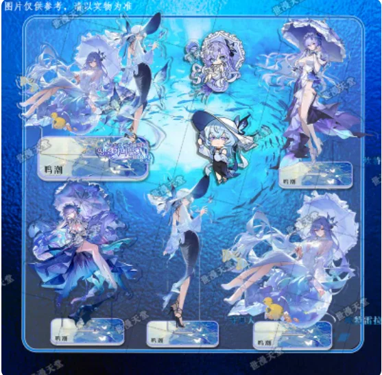 

Japanese Anime Wuthering Waves Cantarella Acrylic Stand Figure Model Plate Cosplay Collection Desktop Decor Gifts MHD