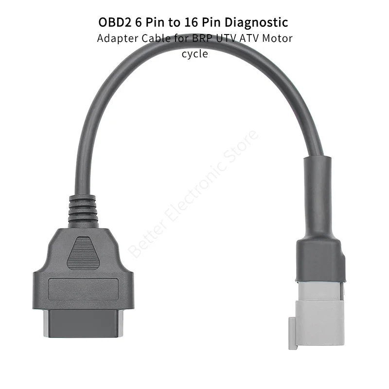 

OBD2 6-контактный на 16-контактный диагностический кабель-адаптер для мотоцикла BRP UTV ATV