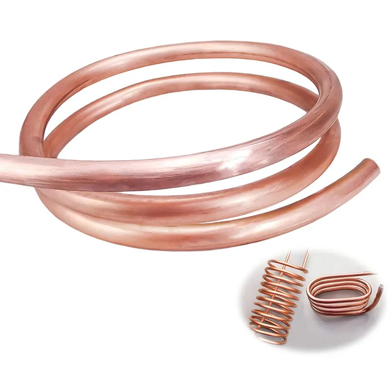 1M Soft Copper Tube Coil OD 2~12mm ID 1~10mm Pure Coppers Wire Pipe Airs Conditioner Cooling DIY Crafts