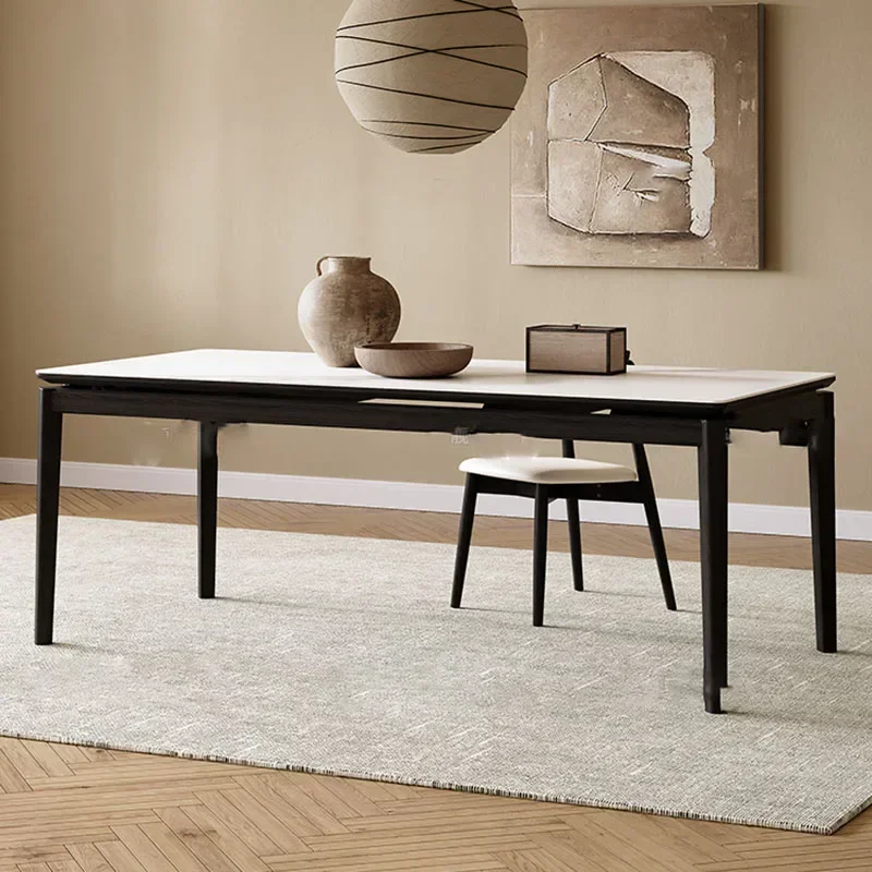 

m Nordic Living Dining Table Modern Luxury Marble Rectangle Dining Table Waterproof Para Kitchen Furniture m