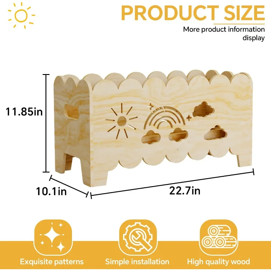 Estante de madeira montessori, estante para quartos, berçário e sala de aula, ideal para armazenamento de livros e brinquedos, livro amigável para crianças