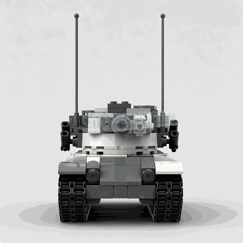 551PCS Tracked Armored Vehicle Building Blocks Model Rotating Turret Desert Camouflage DIY Assembly Toy Collector Display Gift