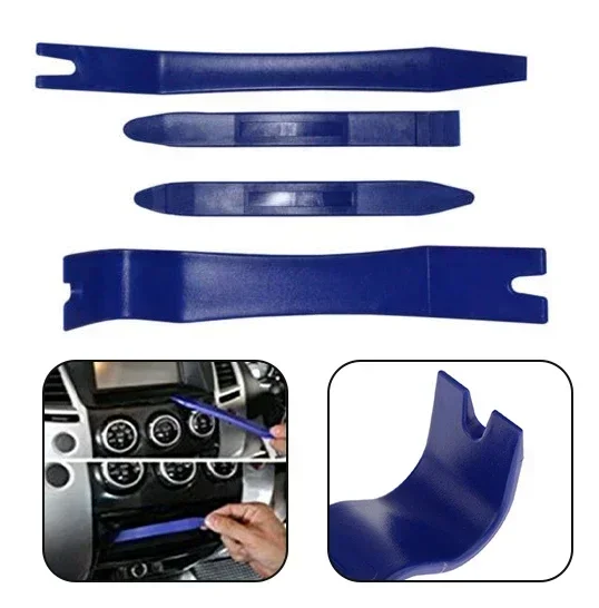 Carhome Auto Body Automobile Disassembly Dash Removal Kit, 4pcs Panel/Audio Radio Pry Pull Repair Tools