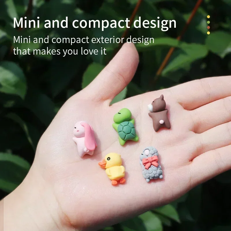 1/5pc Mixed Color Animal Cabochon Kawaii Flat Back Resin Process DIY Decorative Pattern Scrapbooking Embellishments
