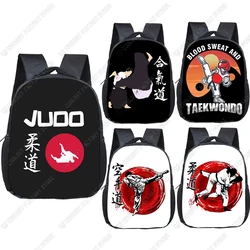 Sac à dos d'art martial pour enfants, judo, taekwondo, karaté, acide, sacs d'école pour garçons et filles, sac pour tout-petits, sac à dos de maternelle pour enfants, cool