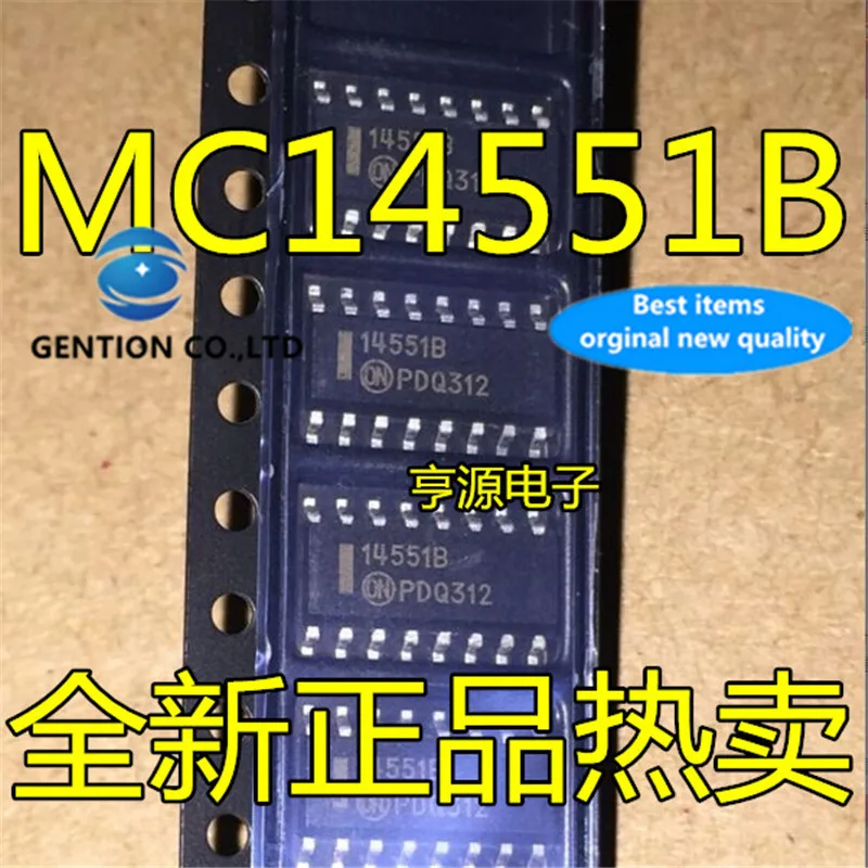 10Pcs  MC14551B 14551B MC14551BDR2G SOP16  in stock  100% new and original