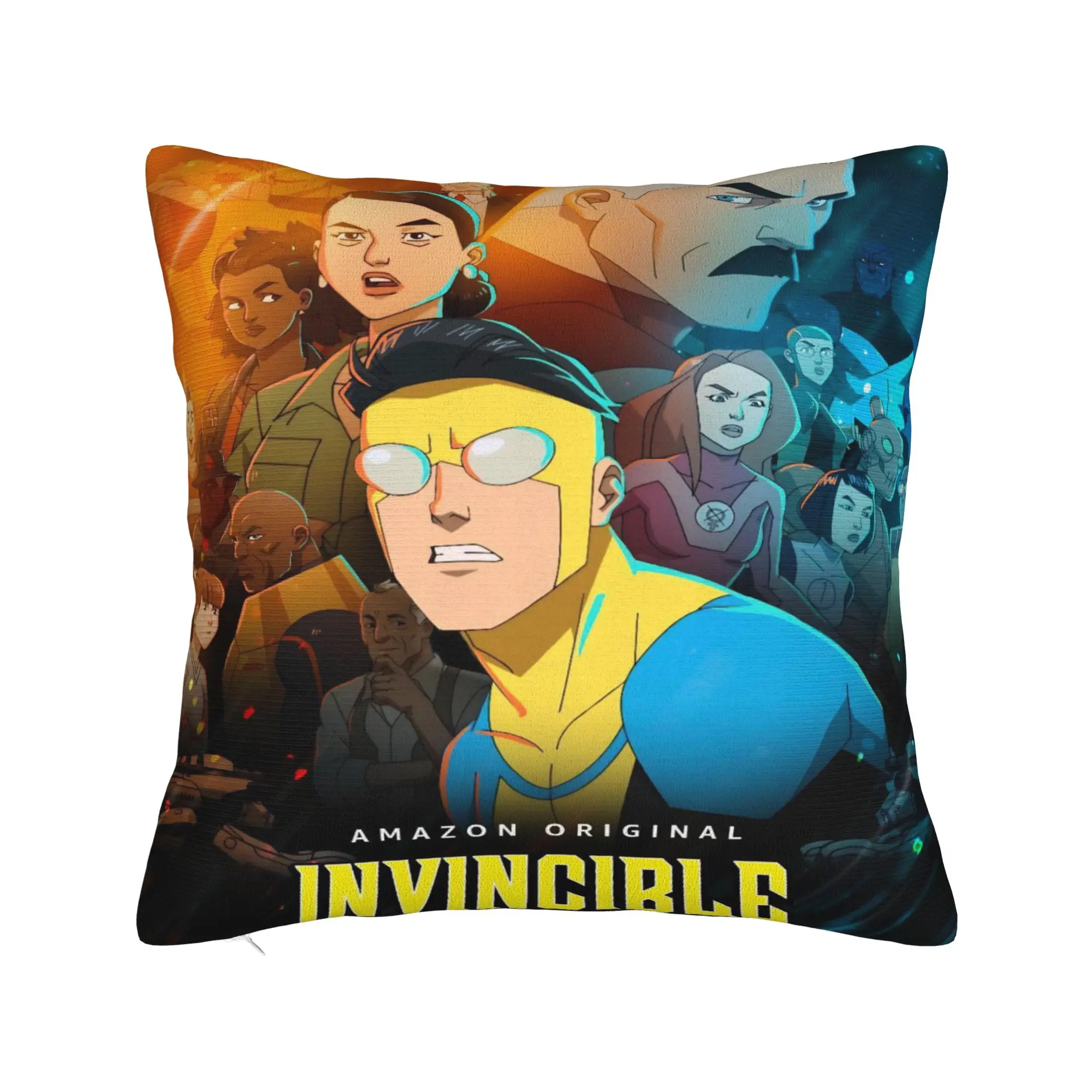 Invincibles Comic Pillowcases Accessories Printed Cushion Cover Decorative  Throw Pillow Case Cover Home Multi Size