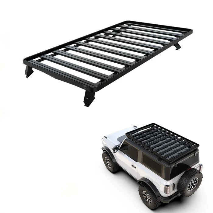 2/4 Doors Aluminum Roof Platform Body Kit Offroad Luggage Frame Exterior Part Roof Rack For Ford Bronco 2024+