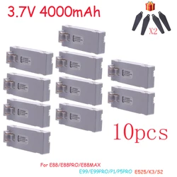 3.7V 4000Mah RC Drone accessorio batteria per E88 E88PRO E99 P1 K3 Ls-E525 E525PRO Mini Uav Drone batteria batteria speciale parti Rc