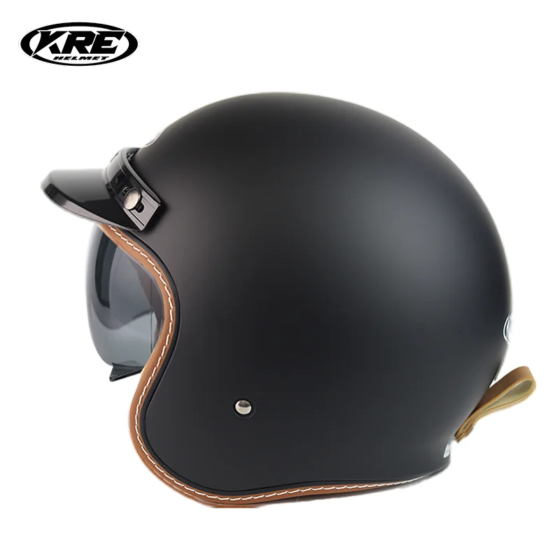 

Motorcycle Helmet Street Retro Moto Helmet Breathable in Summer Motorcycle Riding Helmet ECE DOT Approved 헬멧반모