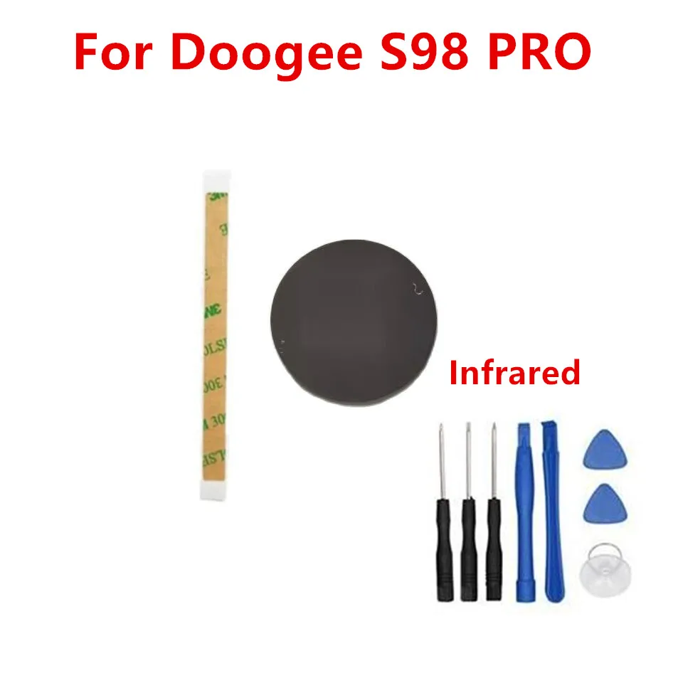 Original For Doogee S98 PRO Cell Phone Back Infrared Lens Pass Filter Glass Repair Part Replacement