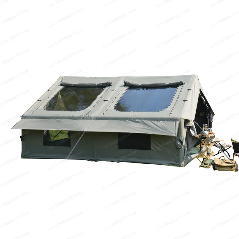 

Надувная палатка для кемпинга на открытом воздухе, 12-местная, армейского зеленого цвета, с одной спальней, расширяемая, водонепроницаемая.