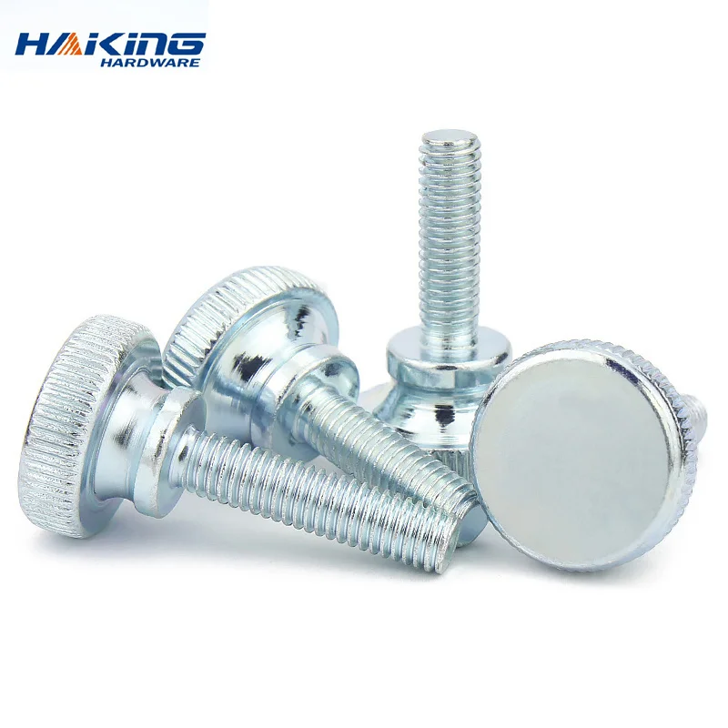 1/5pc M3 M4 M5 M6 M8 M10 DIN464 GB834 Knurl High Step Head Hand Tighten Thumb Screw Curtain Wall Glass Lock Thumbscrew Adjust