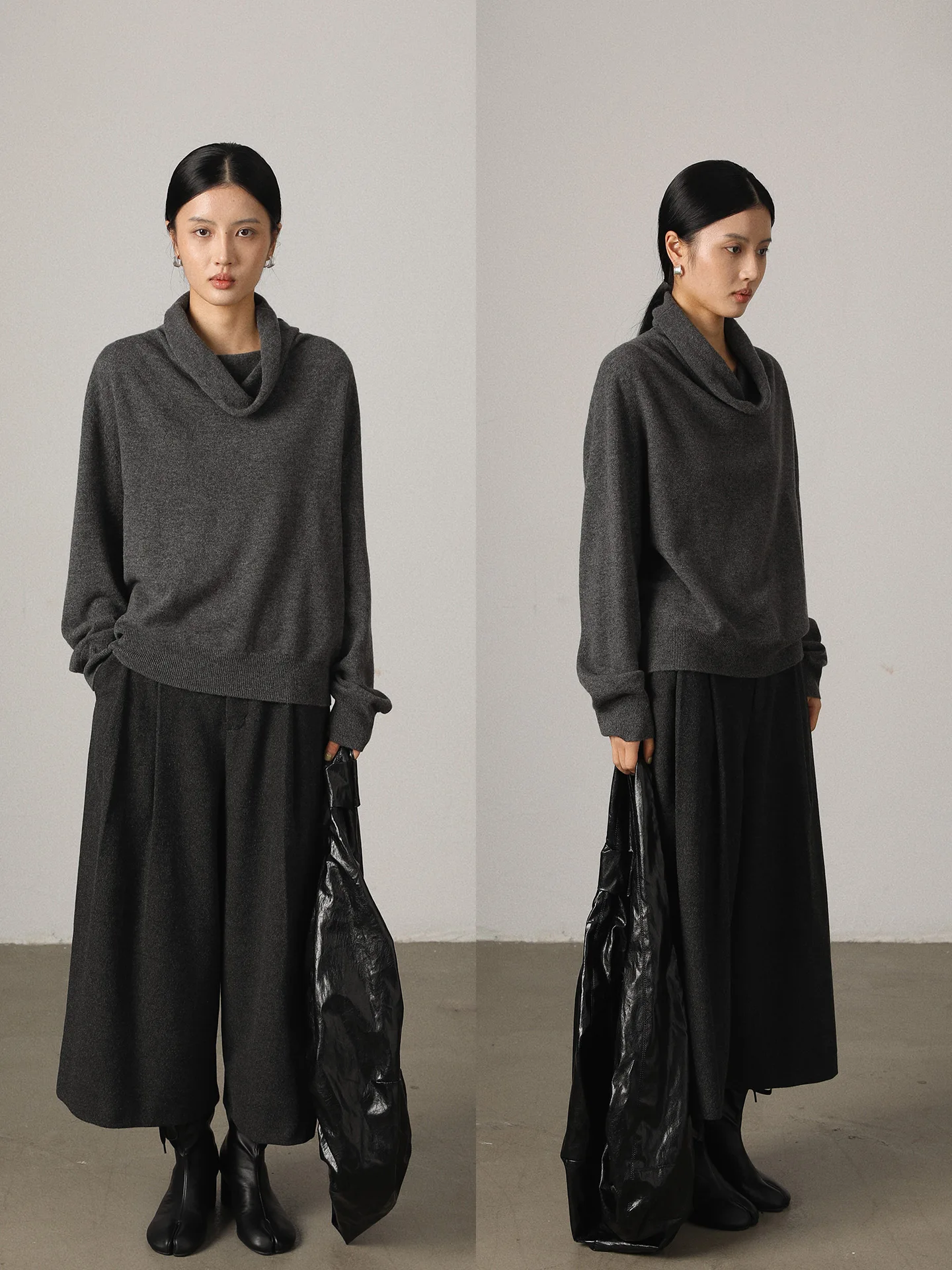 

Вязаный шерстяной свитер Vimore Soft Lazy Collection 00: свободный крой, уютный дизайн, осень-зима, женская мода, для повседневной носки