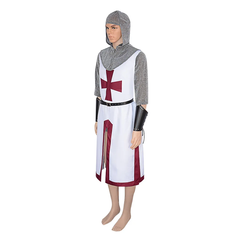 Medieval Knight Costume Set loween Cosplay Role-plang Full Set Chain Simulation Full Armor Fem Version Stage Performance