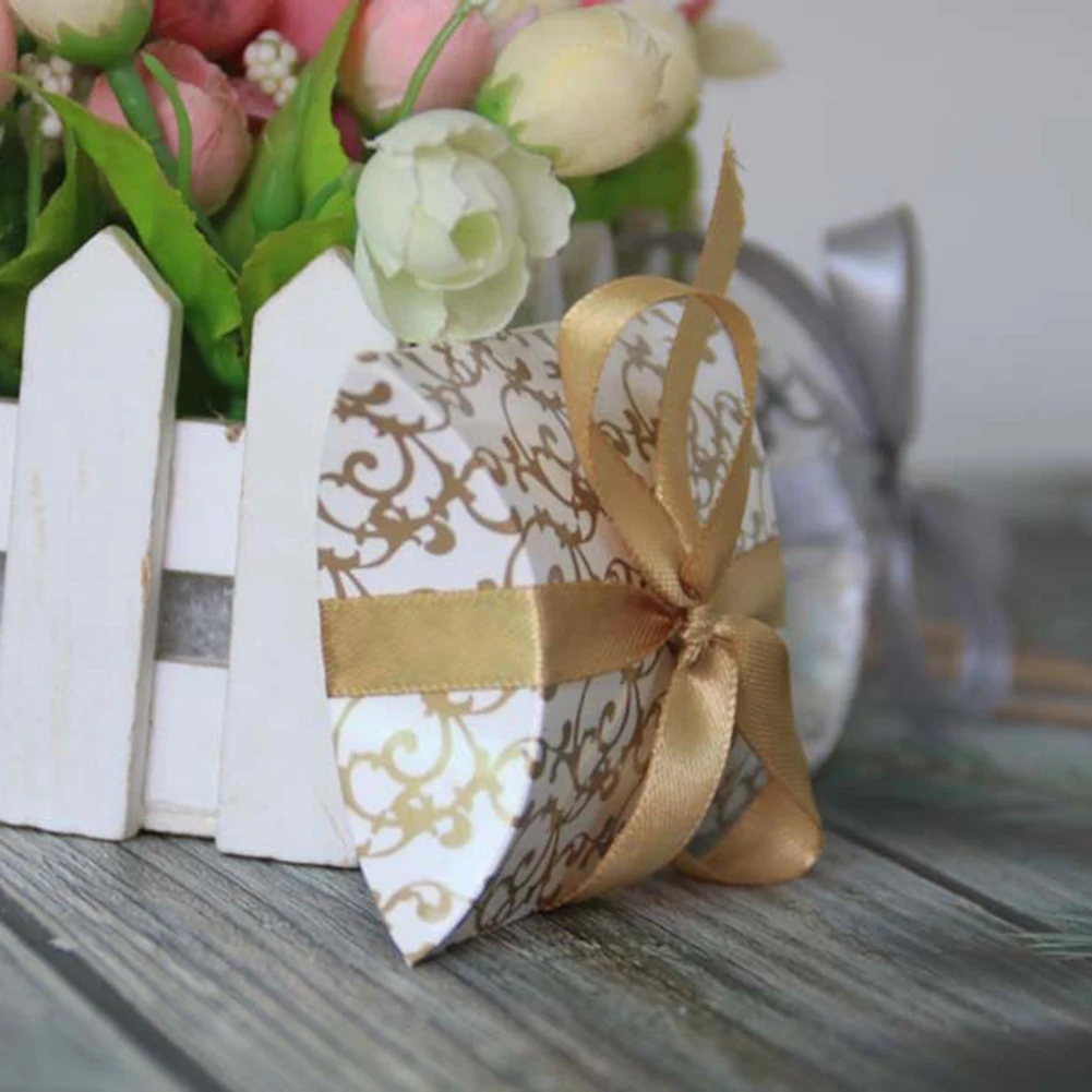 Caja de almohada pequeña para regalos, cajas de recuerdo de fiesta de mano para embalaje de manualidades