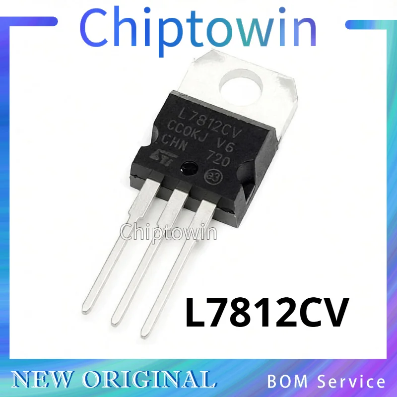 5/50/500 pcs 7812 L7812CV TO-220 Voltage Regulator Original In Stock W7