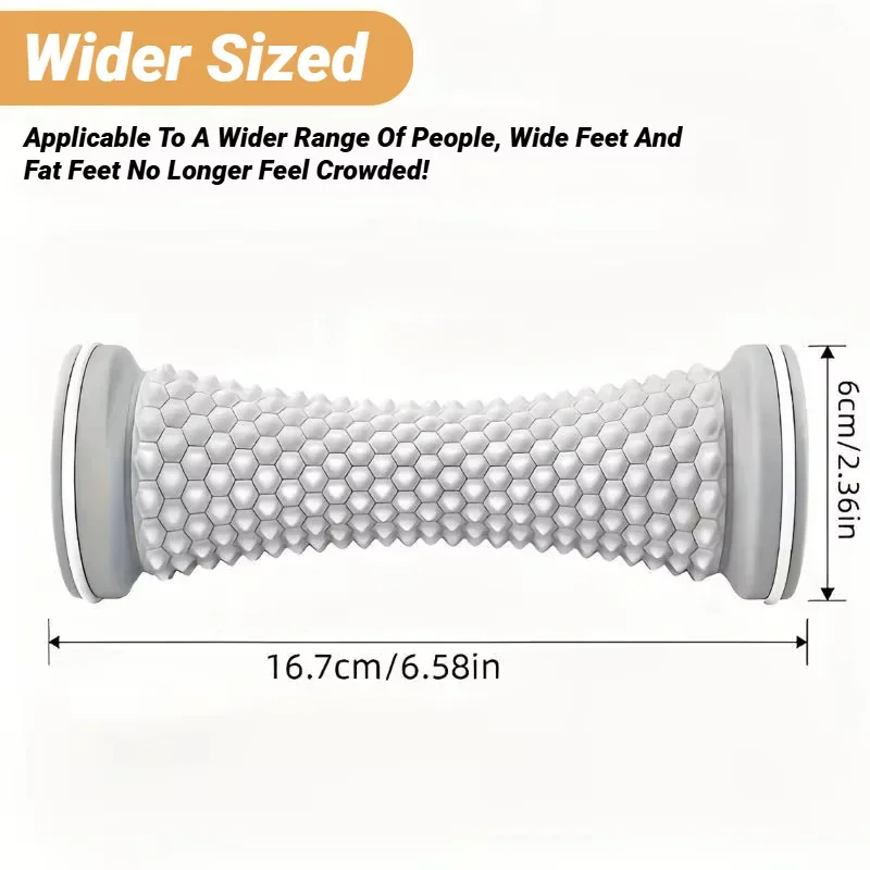 مدلك أسطوانة القدم اليوغا اللفافة الأخمصية المنزل اللياقة البدنية لوحة ضغط الأصابع العضلات العميقة الاسترخاء تدليك مريح