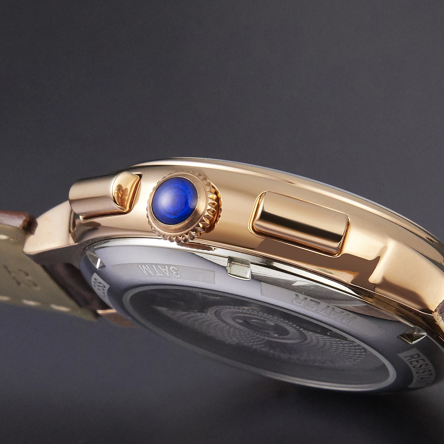 CASENO 31 Day Calendar Fully Automatic Multifunctional Tourbillon Mechanical Watch - 6996G Copper Ring Classic Model