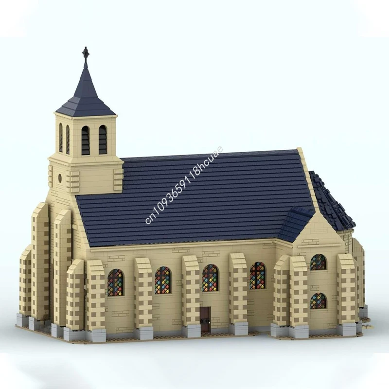 ตัวต่อ MOC 9072 ชิ้น โบสถ์ลาดาเกเนียร์ ของเล่นเด็ก ของขวัญคริสต์มาส แบบจำลองอาคาร ประกอบเอง DIY