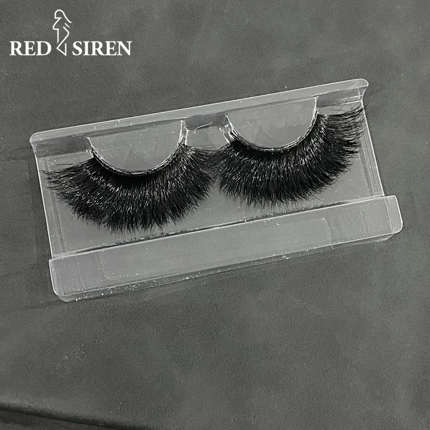 RED SIREN Dramatic Long Thick 25mm Mink Lashes Wholesale Bulk False Eyelashes