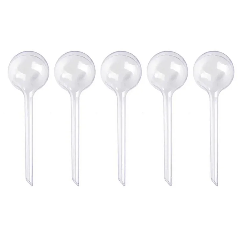 5 stücke Automatische Pflanzen Wasser Feeder Selbst Bewässerung Kunststoff Ball Indoor Outdoor Blumen Wasser Dosen Blumentopf Tropf Bewässerung Gerät – Detail 6