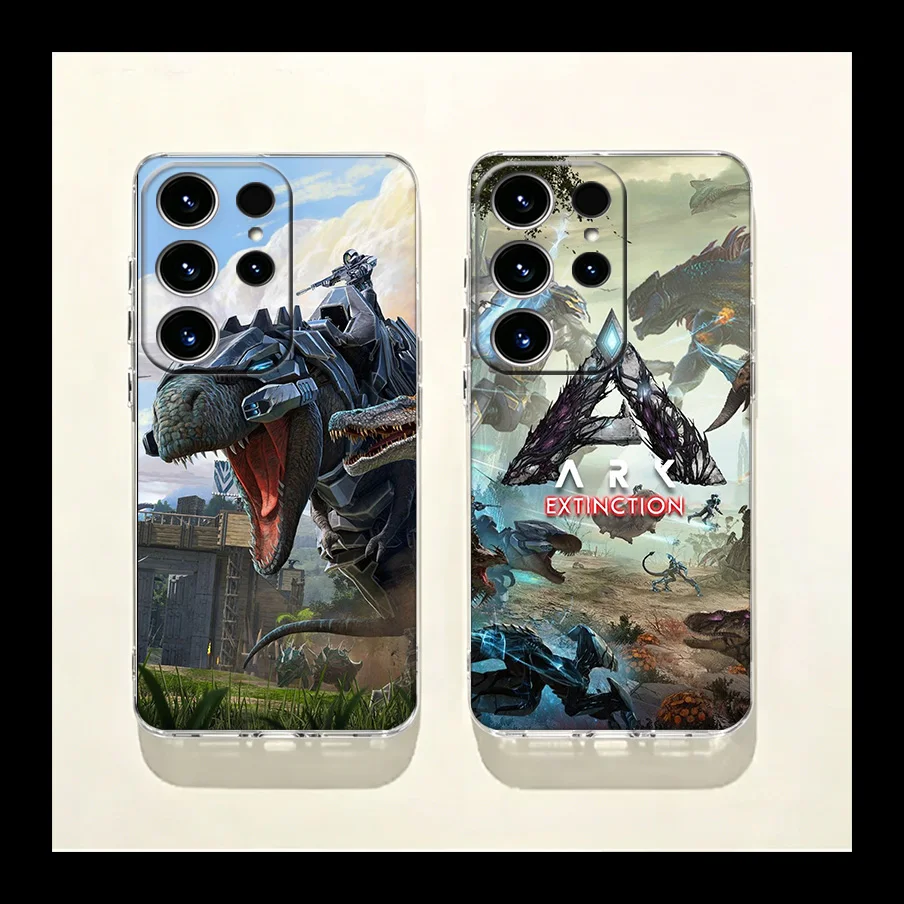 Coque de téléphone Game ARK Survival Evolved pour Samsung Galaxy S26 Edge S25 S24 FE S23 Plus S22 Ultra S20FE Protection de l'appareil photo