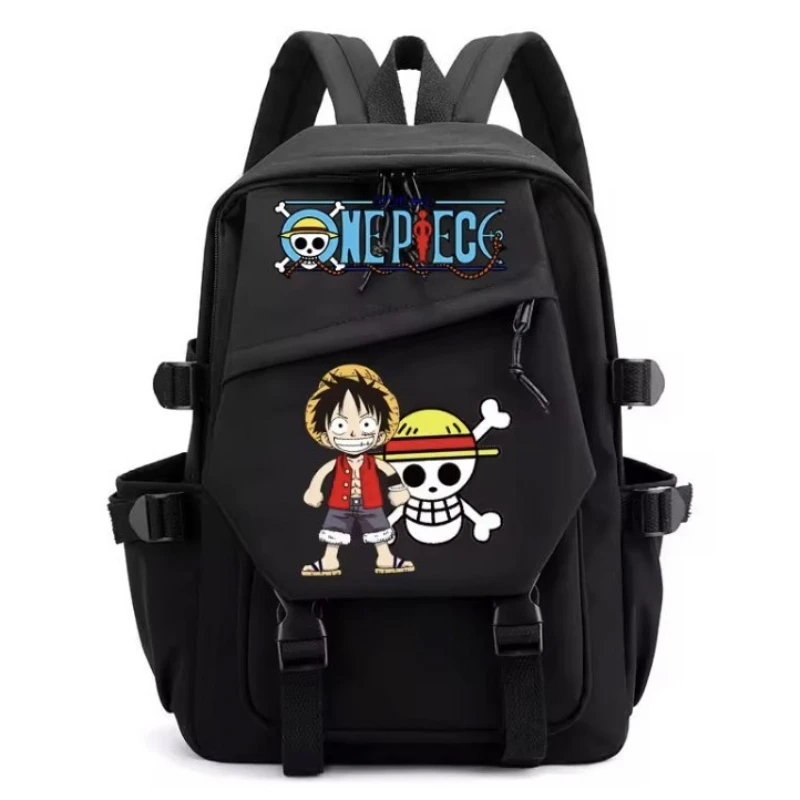 

One Piece High School Junior High School Students' Backpacks, Luffy Fashion Trendy, Large Capacity Youth Backpacks