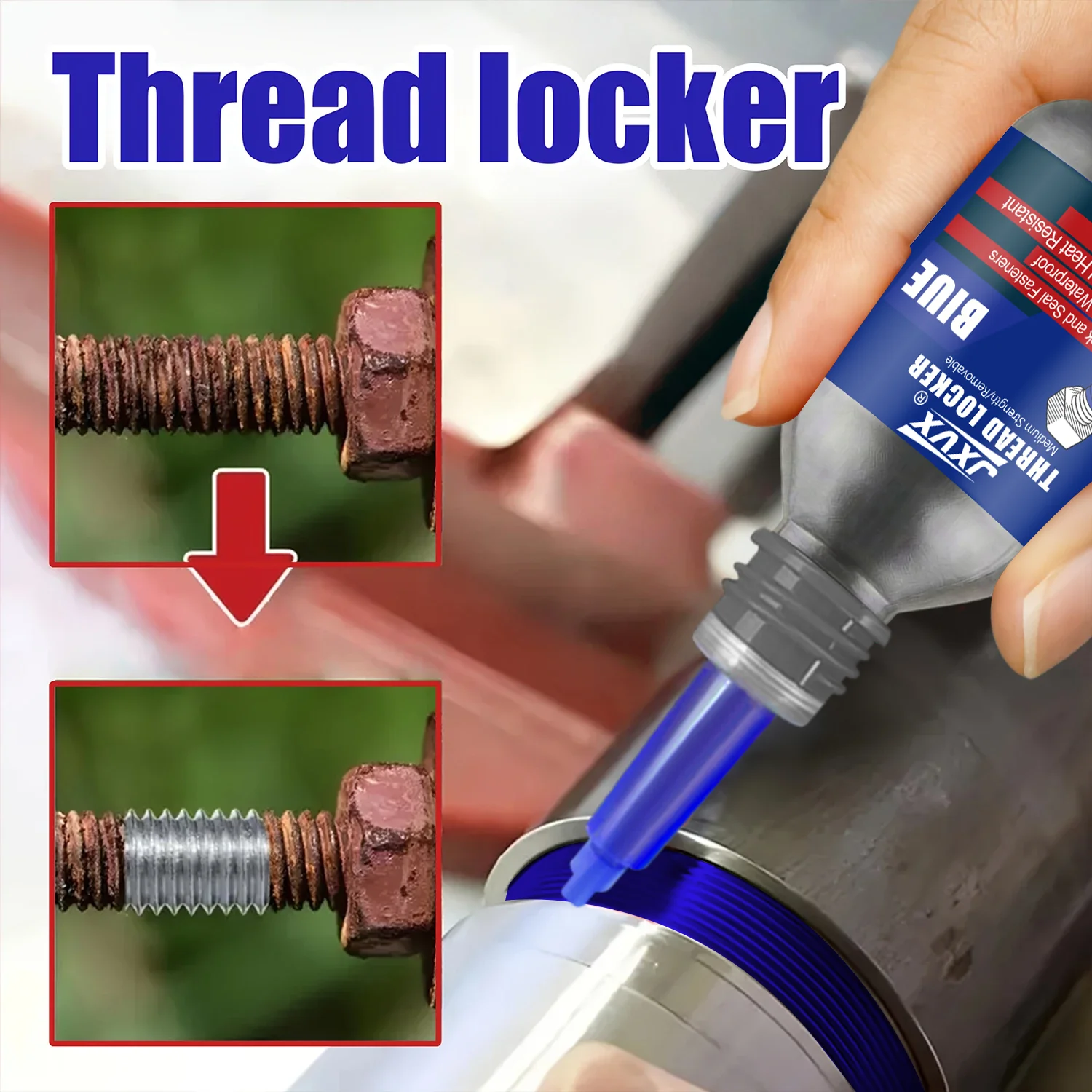 243 Blue 271 Red Thread Locking Adhesive, Permanent Locking, Fast Curing, Ideal Choice For Industrial Machinery Metal Fasteners.