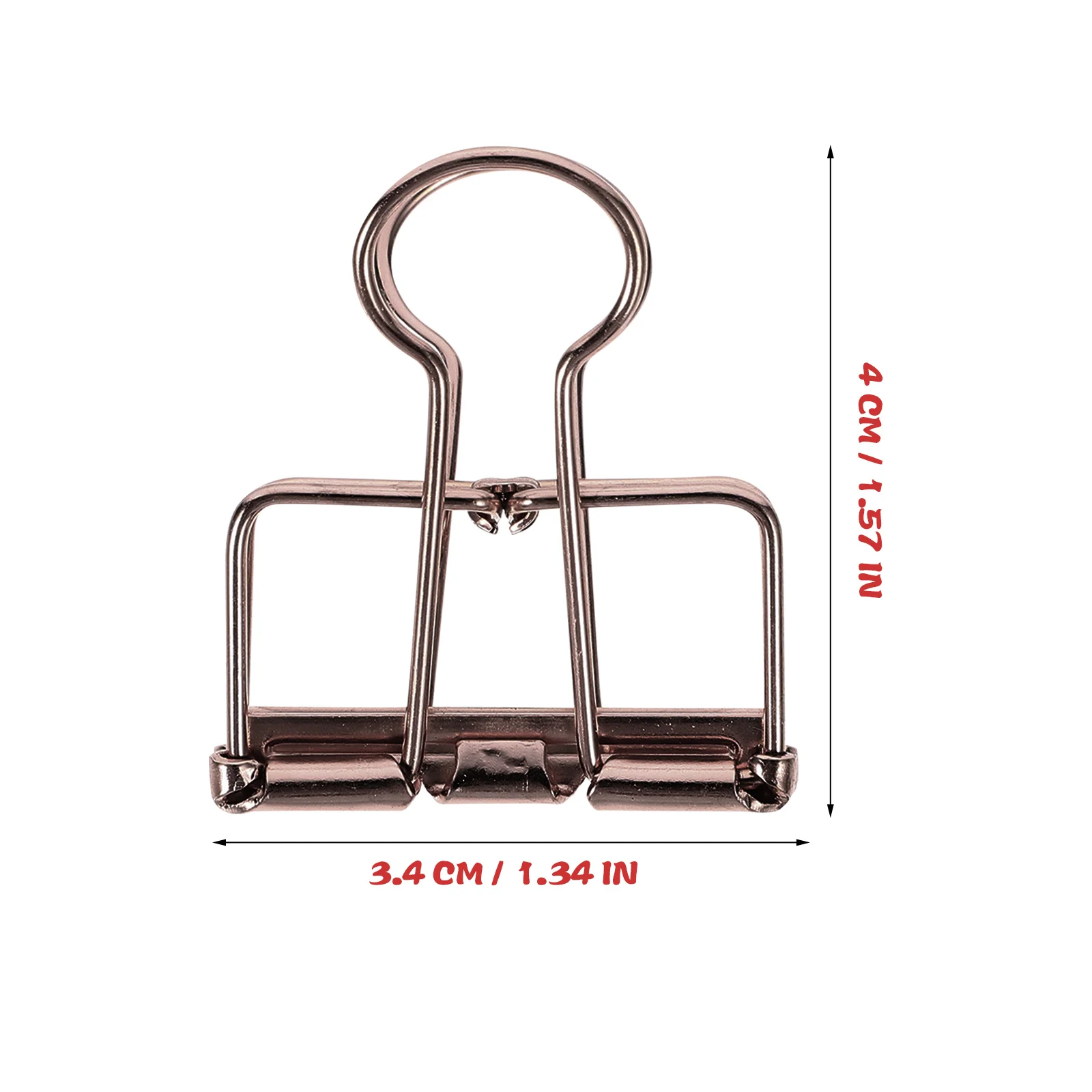 

10 Pcs Office Stationery Supplies Clamp Cute Paperwork Clip Page Holder Binder Clips