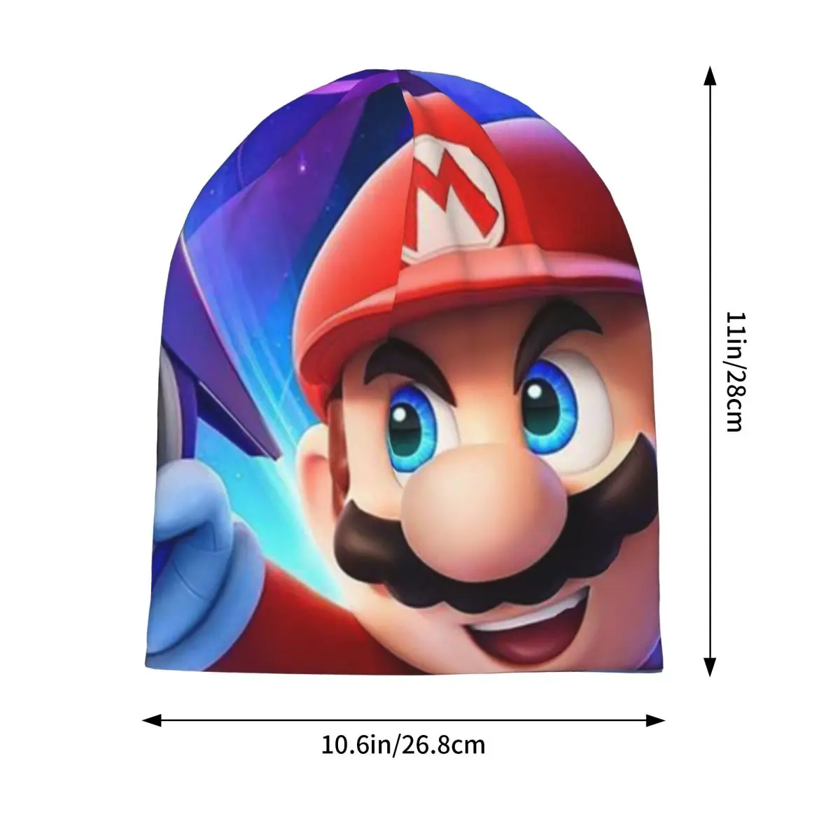 Super Mario Warm Knitted Cap Hip Hop Bonnet Hat Autumn Winter Outdoor Beanies Hats for Men Women Adult