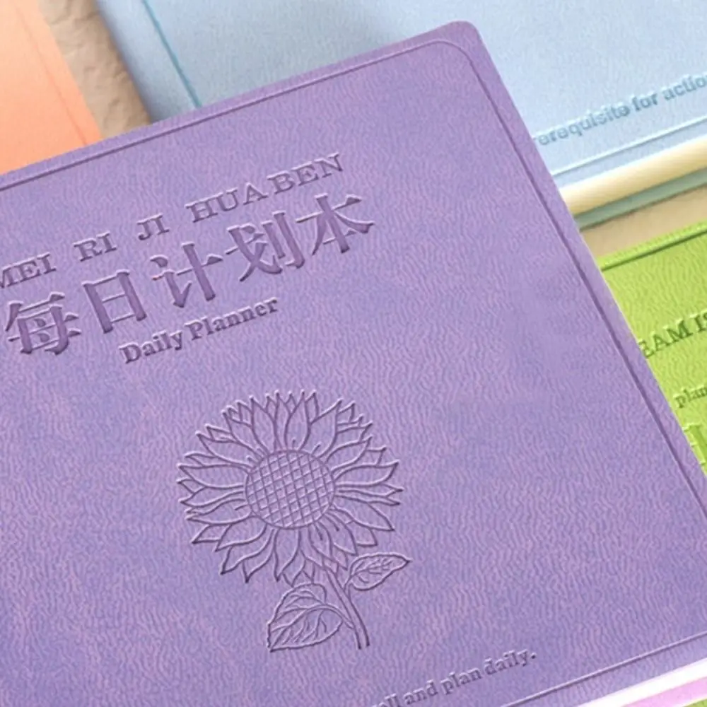 เรียบง่ายที่มีประสิทธิภาพ Square Soft Book To Do List กระเป๋าทํางานไดอารี่ Notepad หนาสไตล์ INS Daily Planner School