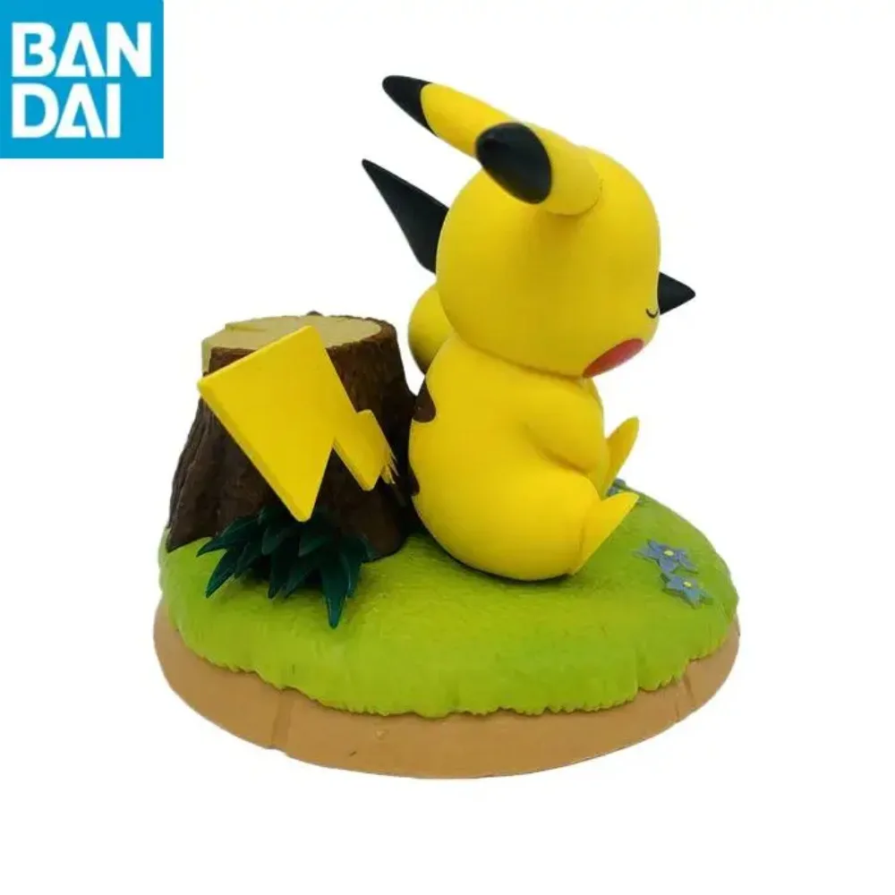 متوفر في المخزون الأصلي بانداي نامكو بانبريستو بوكيمون وقت الاسترخاء بيكاتشو و بيتشو بولي كلوريد الفينيل نموذج لجسم أنيمي جامع تمثال لعبة