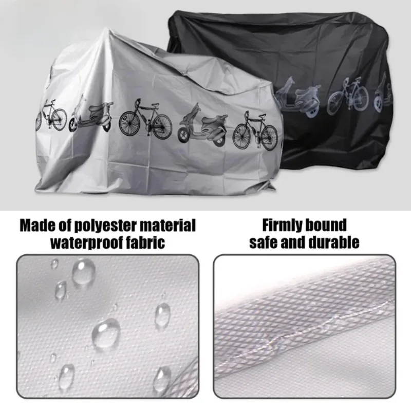 Waterproof Bicycle Gear Raincover Outdoor Sunscreen Motorcycle Bike Cover MTB Case Protector Bike Accessory