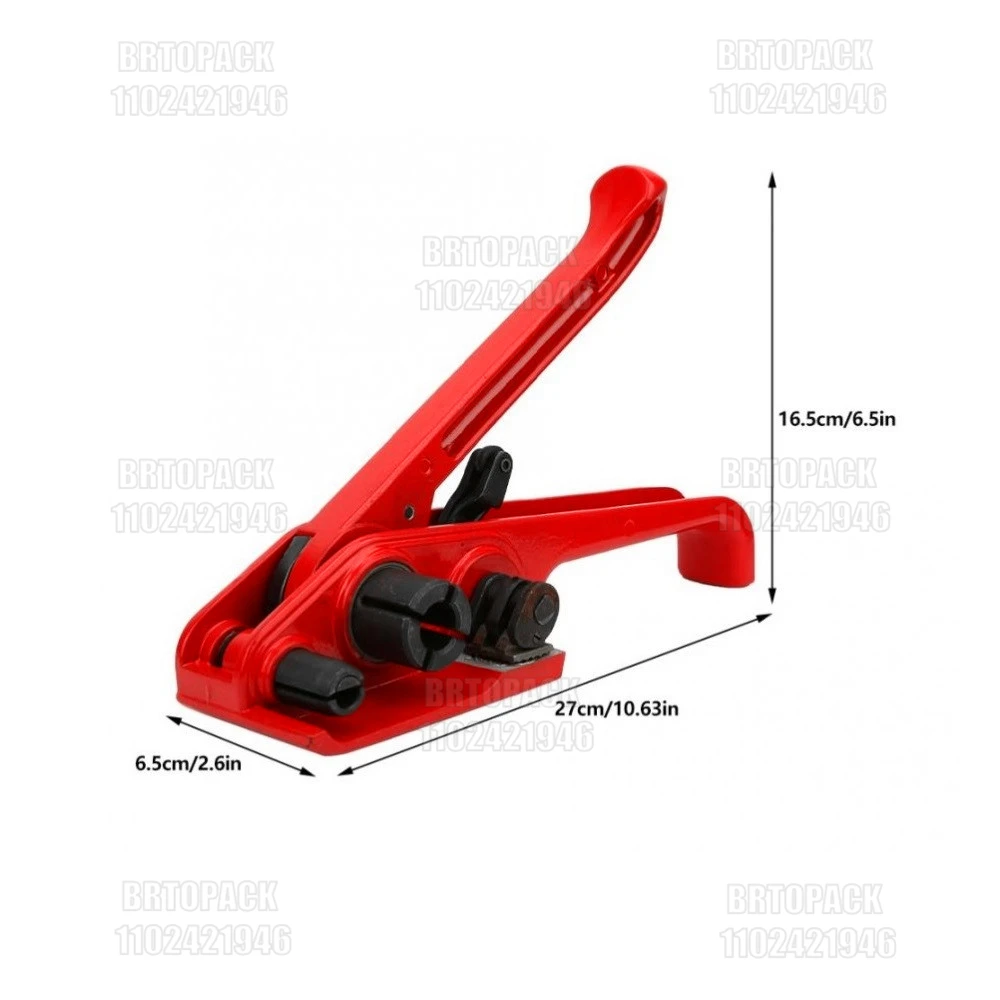 Hand Strapping Tool Kit Manual PET PP Plastic Poly Tensioner Banding Tool Box Strapper Packaging Wrapping Machine For 1/2-3/4