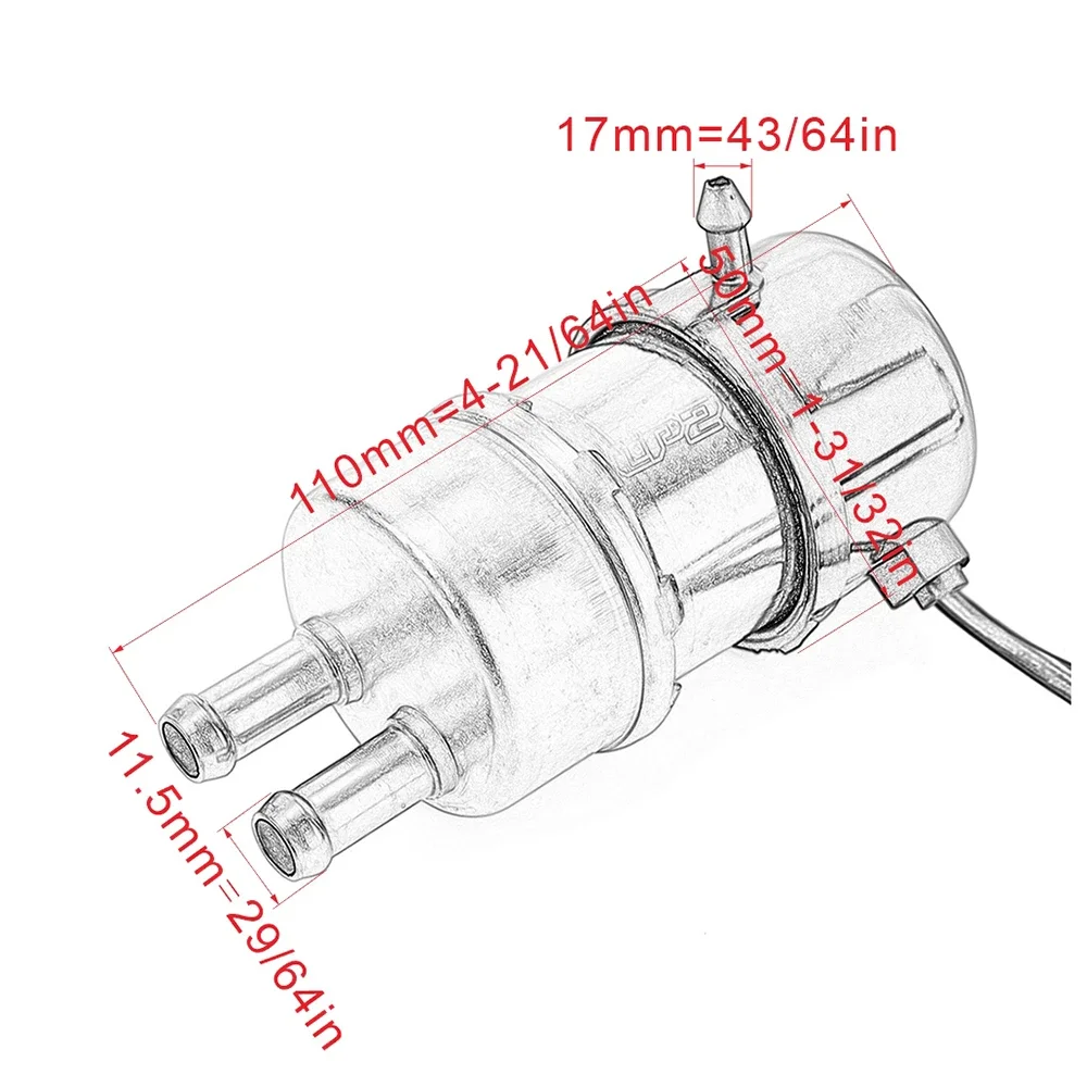 Fuel Pump For Yamaha TDM850 FZS600 Fazer FJ1200 FZR1000T FZR600R 10mm Motorcycle Petrol Pump FZS FZR 600 600R 1000T / TDM 850