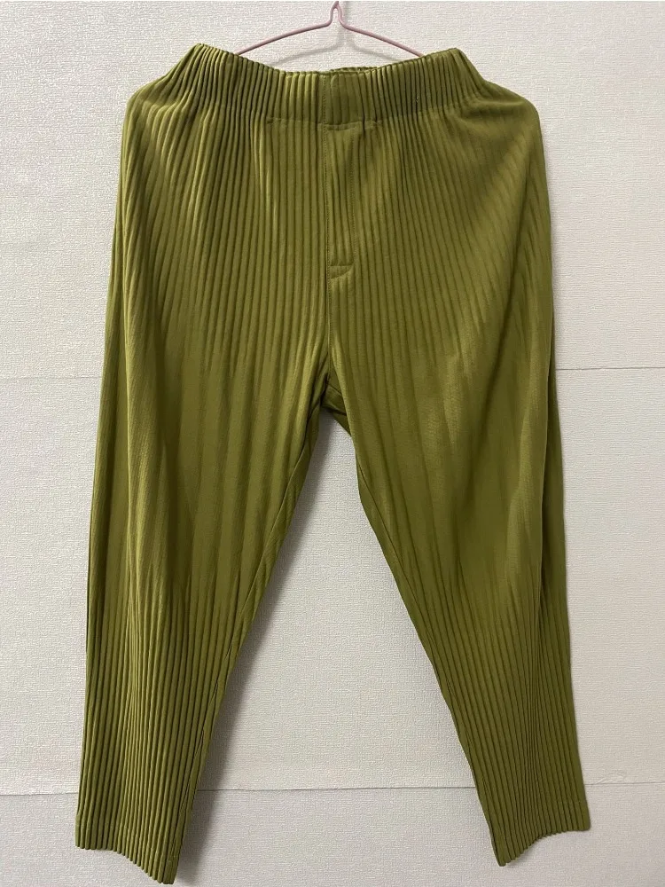 Miyake Pleated Skirt Men's Lantern Pants Loose Plus Size Fashionable Pants Casual Versatile Fashionable Street Small Leg Pants